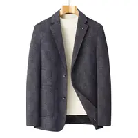 秋冬款男士精品休闲西装毛料商务西装外套西服/2207
