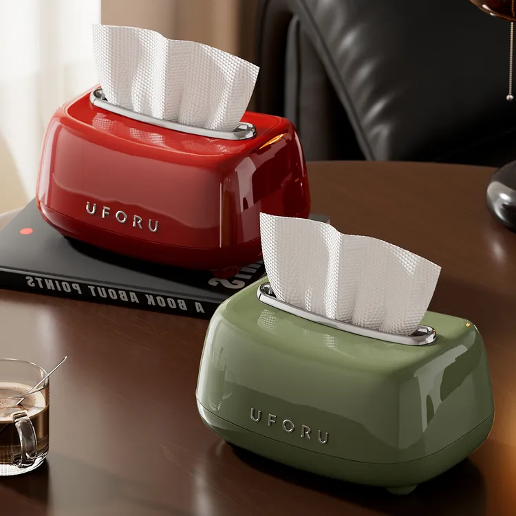 橱明星中古风纸巾盒家用客厅床头柜抽纸盒高颜值创意加厚置物盒