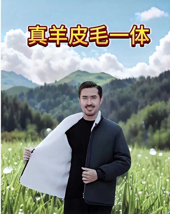 男士羊皮袄真羊皮毛一体内胆可拆卸皮毛一体外套男士休闲立领防风