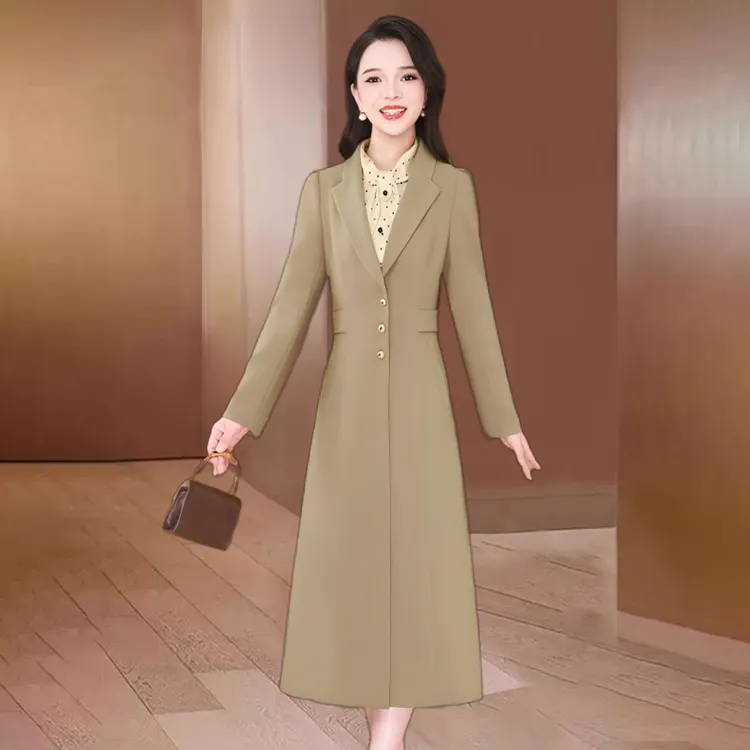 品牌杭州意法高贵风衣外套女2025新款十三行高级感爆款气质两件套