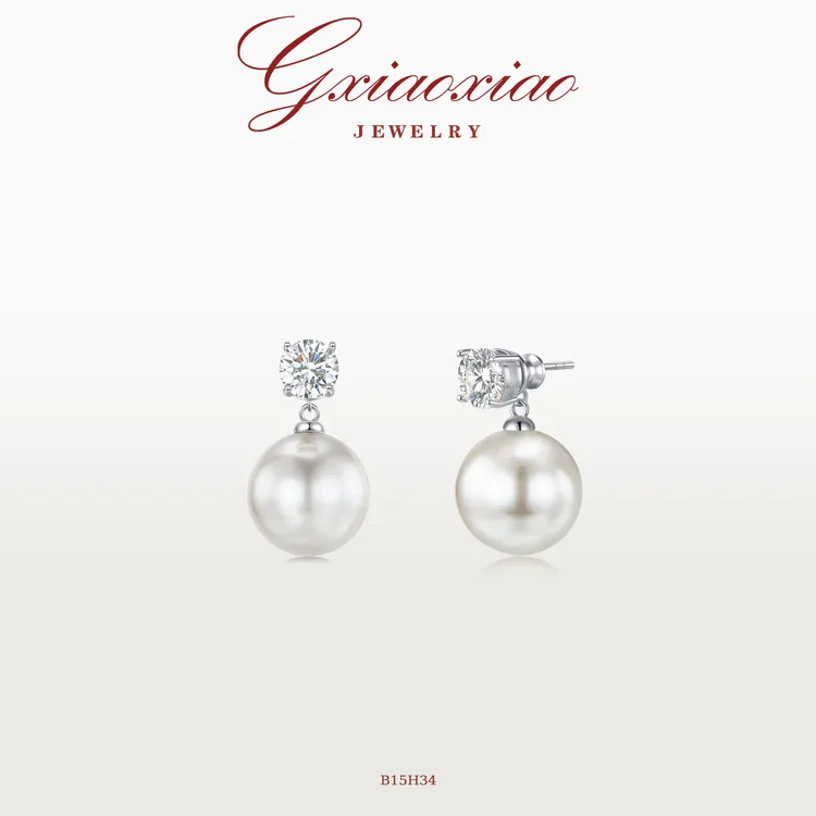 G XIAOXIAO耳饰 气质高级优雅通勤百搭耳环 B15H34 新年礼物