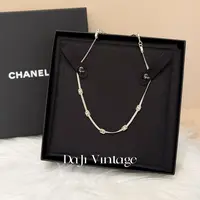大吉中古/Chanel香奈儿银色双c蛇骨项链