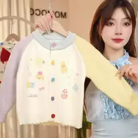 MOMOCO25新款秋季女宝气质格蕾系可爱小动物针织开衫77730112016