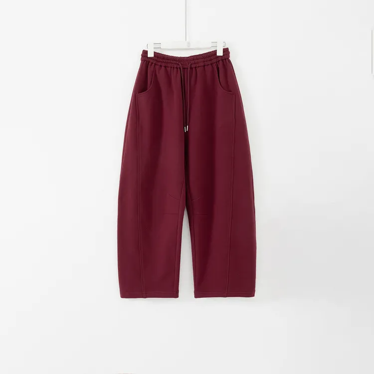 几里与麻   纯棉！拉绒弯刀裤  裤长103 2092081