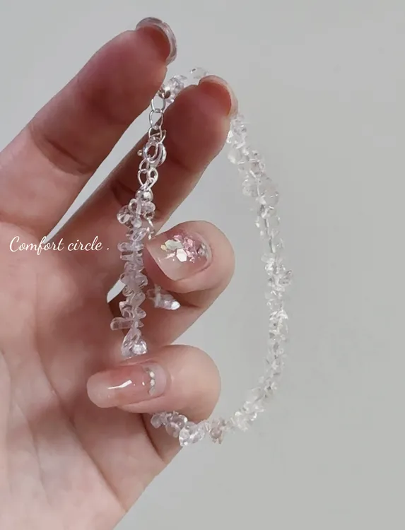 铁合金石英石脚链 手饰延长链长短简约