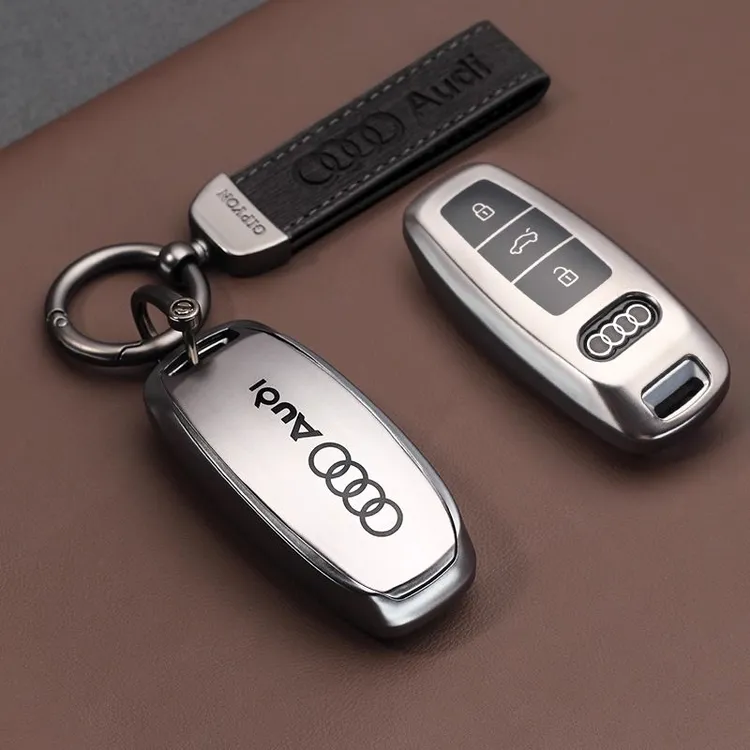 2024款奥迪a6l钥匙套a3l车25新a6高端q7壳a8男士a7l专用q4etron扣