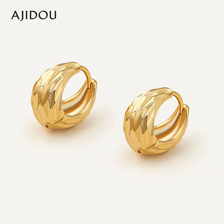 合金无非金属耳饰 .AJIDOU阿吉豆休闲时尚潮酷耳环【DB】