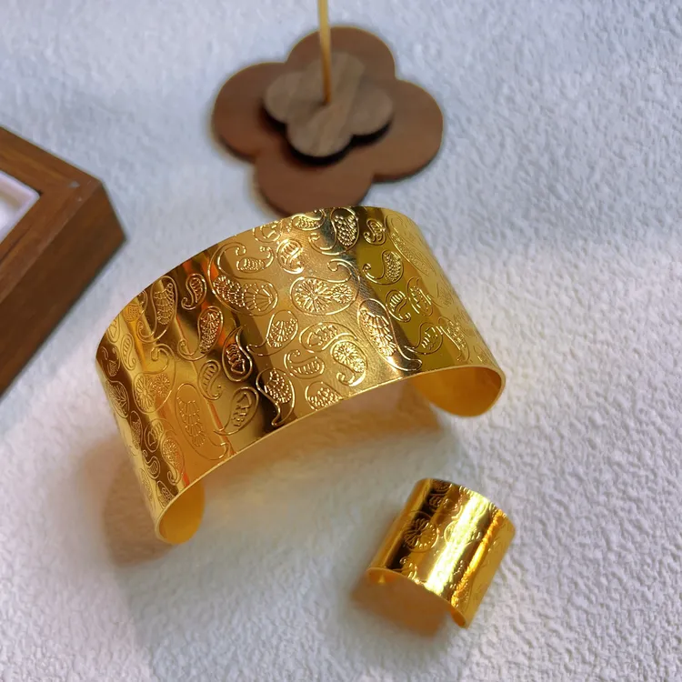 铜合金手镯 哈尼西牧时尚百搭手镯两件套#0009224