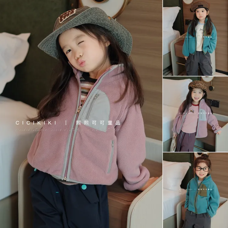 新【熙熙可可】2025儿童童装冬季时尚百搭休闲韩版品质外套 WT2565