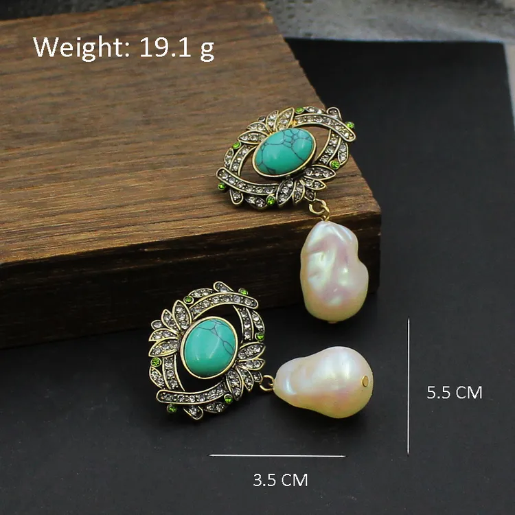 锌合金耳饰 1号中古复古植物花卉几何图案手工小众轻奢女复古耳钉