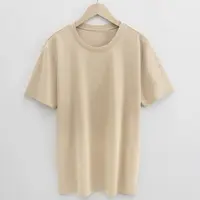 夏季新品！男女同款圆领短袖纯色凉感T恤F485