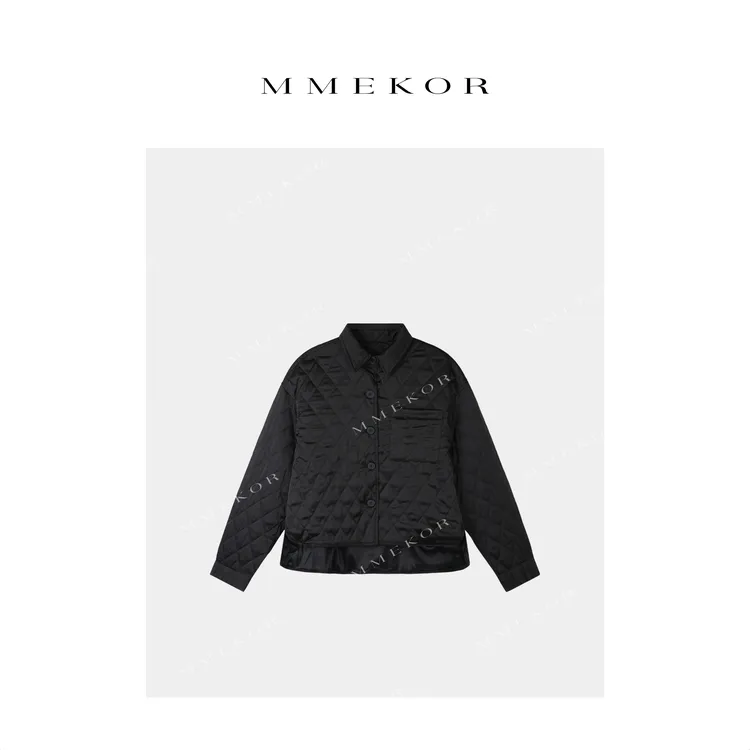 MMEKOR“黑布朗”棉服 2025新款秋款摩登街头百搭外套 30276