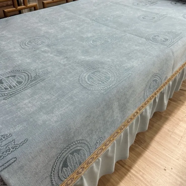 雪尼尔四季通用防滑沙发垫直拍加贵妃三面花边