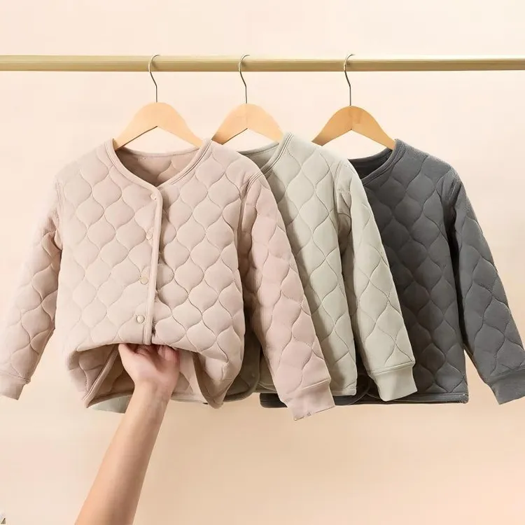 B 门店24&9！校服神器」男女童蚕丝保暖内搭不臃肿儿童外套 C24295
