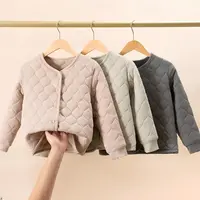 B 门店24&9！校服神器」男女童蚕丝保暖内搭不臃肿儿童外套 C24295