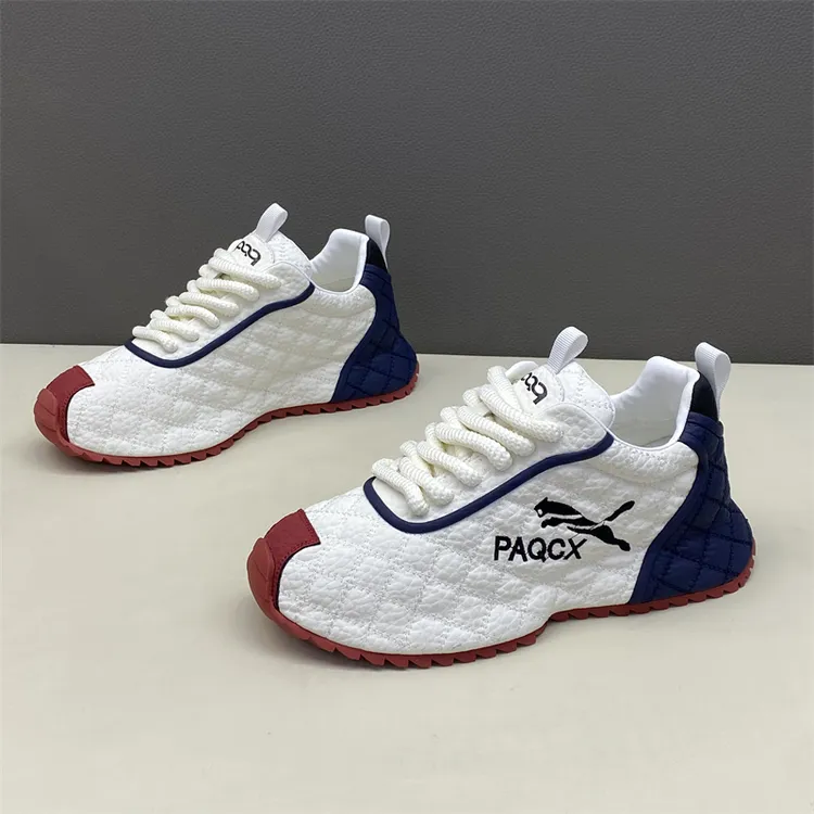 潮流男鞋2026春季新款时尚百搭休闲鞋韩版包底内增高运动鞋老爹鞋