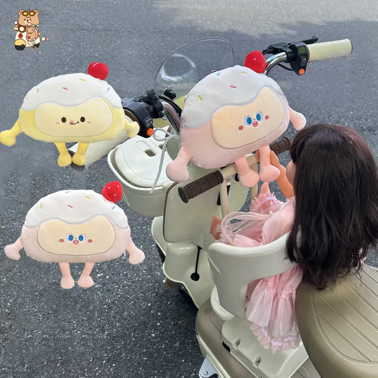 电动车防撞垫靠垫二合一电瓶车儿童座椅头部保护垫婴儿防撞头神器