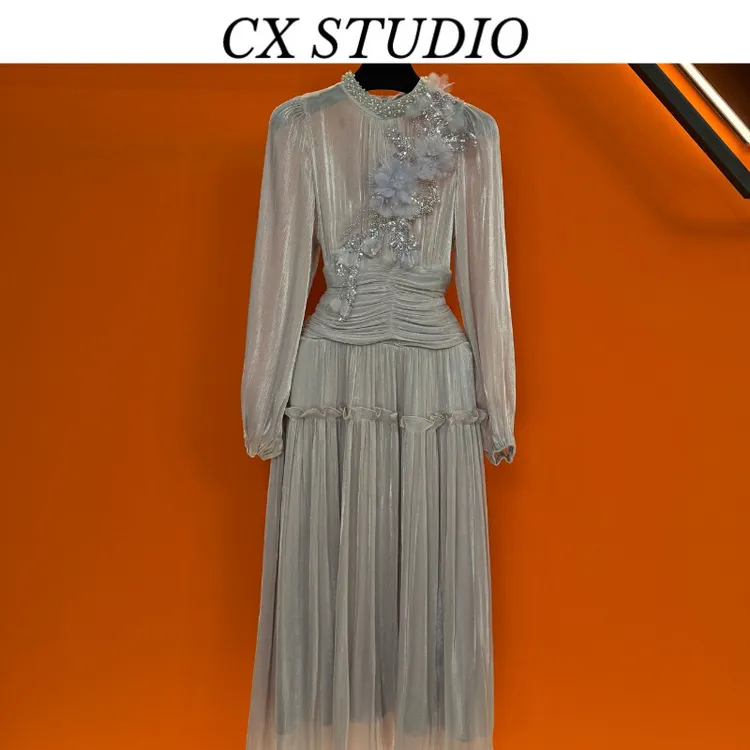 YC编码11 经典收腰轻奢时尚夏季连衣裙（定制女装）CX120