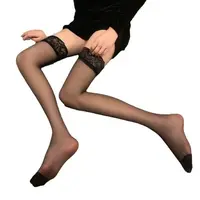 【西西】80-180性感睡衣女士夏季蕾丝吊带睡裙家居服中筒袜纯欲风2