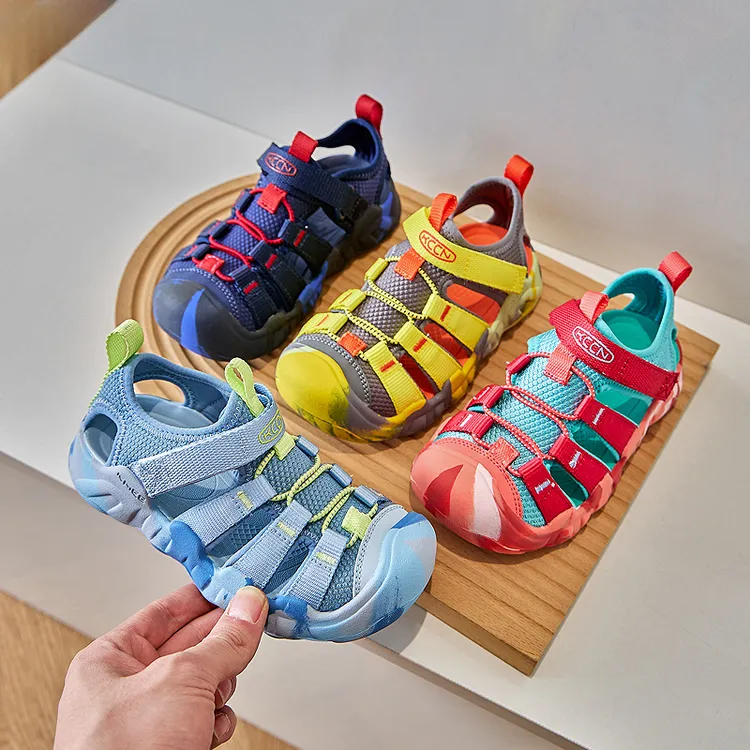 儿童运动凉鞋包头2025夏季新款男童速干溯溪鞋女童软