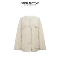 Singularity Me 9A 83500 羊毛小香保暖厚实宽松90白鸭绒羽绒外套