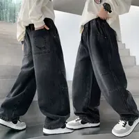 童装男童秋装裤子2025中大童潮酷痞帅春秋休闲裤青少年男孩牛仔裤