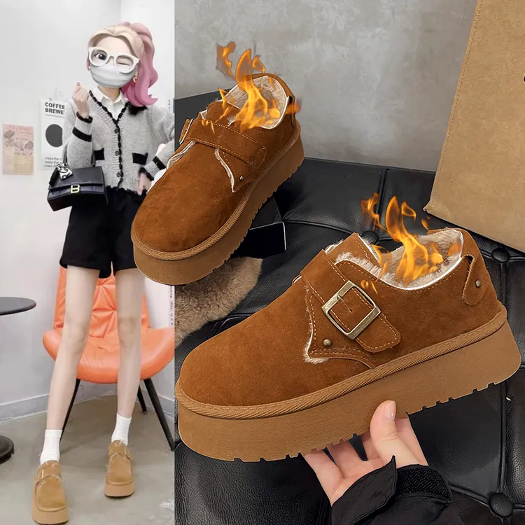 2025新款勃肯鞋时尚百搭加绒保暖冬季加厚秋冬加绒