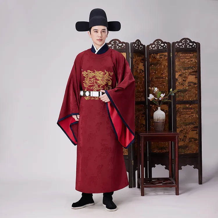 宋制男士丞相官服大臣服袍朝服皇帝服老爷文人古装演出服中国风
