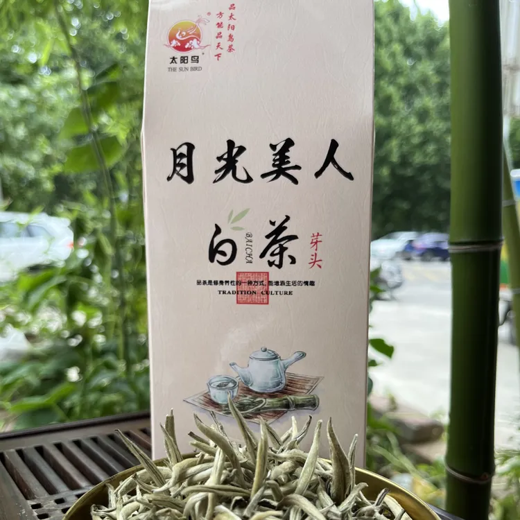 全芽头采古树月光美人茶叶毫香蜜韵甘甜耐泡