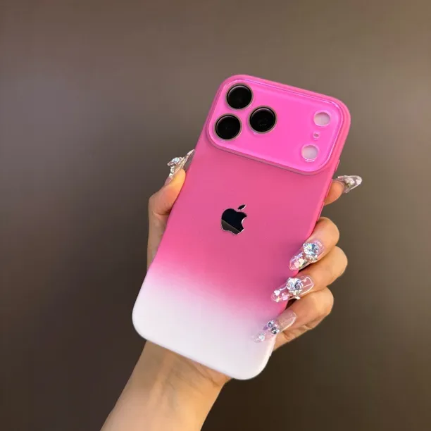 高级感晕染渐变全包镜头膜适用苹果17promax手机壳iphone16/17pro