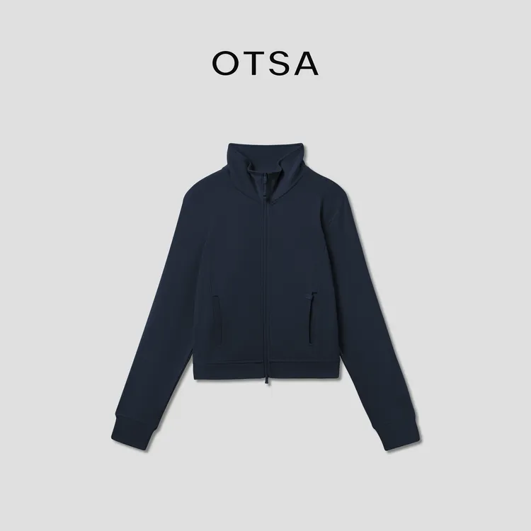 OTSA【36°C冬日暖阳】双面德绒 双拉链+4口袋 立领加厚运动外套139