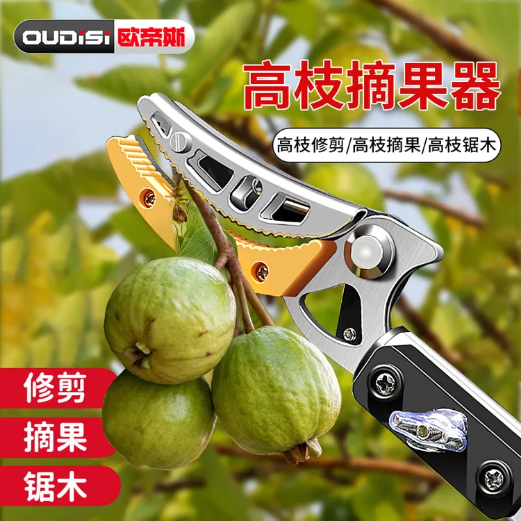欧帝斯【果子熟了】芭乐木瓜高空摘果器高枝剪多功能加长伸缩采摘