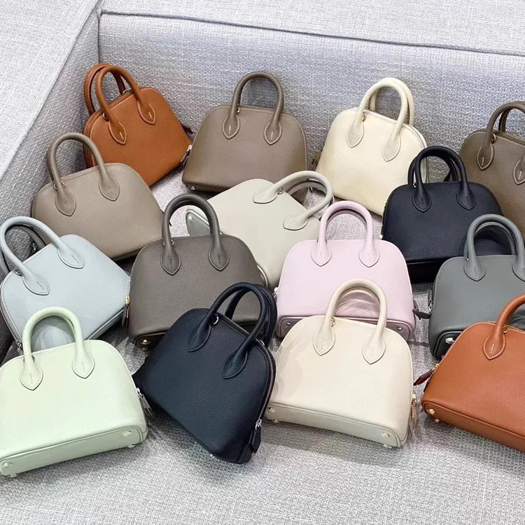 【万达撤柜】高端定制奢侈品供应抖音女包全手工真皮小牛皮贝壳包mi