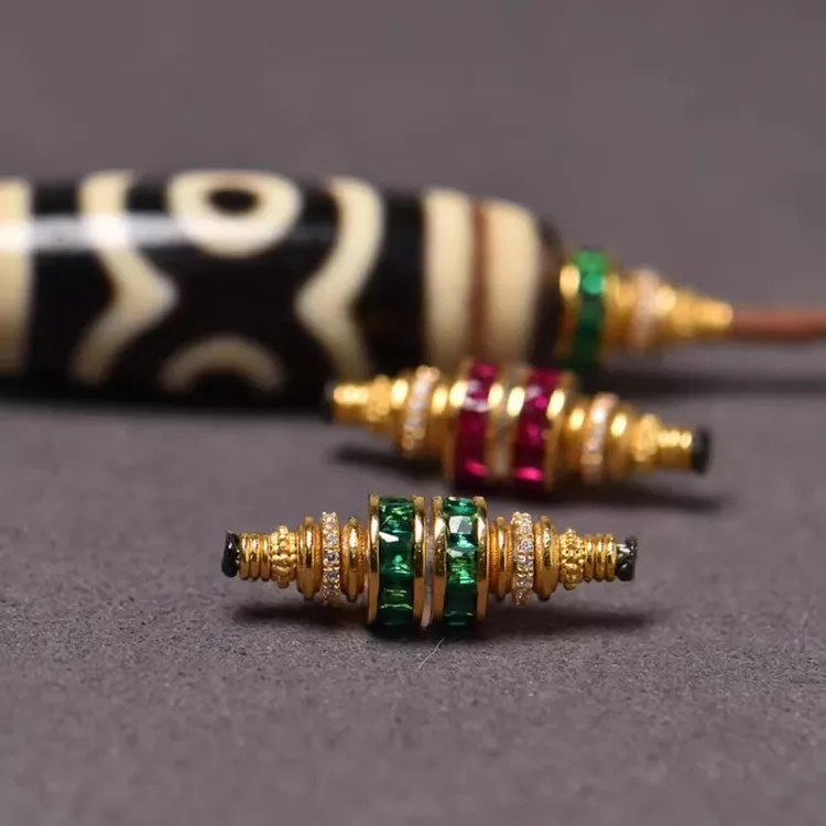 金色复古搭配天目万能轴轻奢隔片diy饰品百搭配件材料万向轴小众 