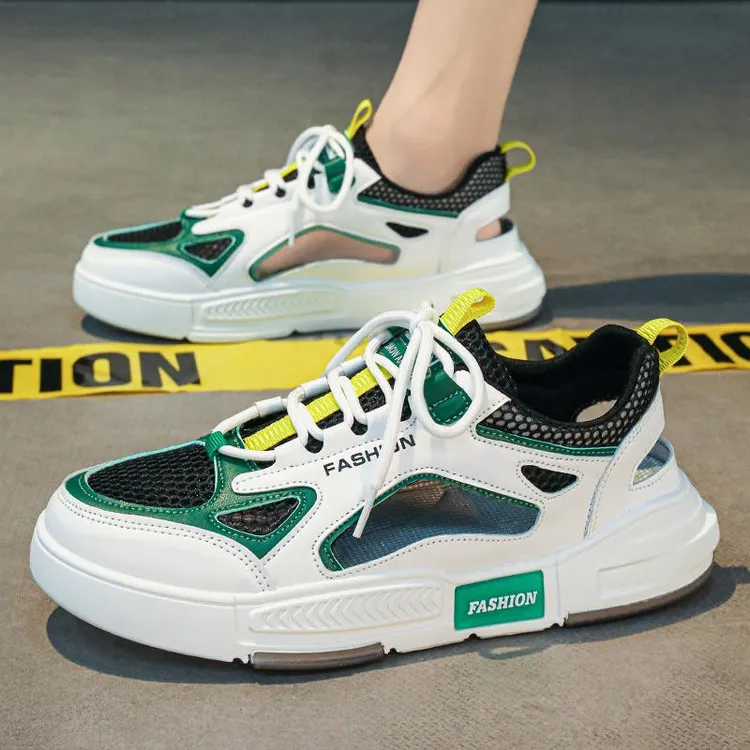 凉鞋男夏季网面外穿防滑防臭包头拖鞋户外开车运动涉水沙滩洞洞鞋