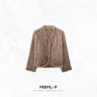 MBNL-F ”帕斯条“ 纯手工双面编织进口水貂皮草 秦磊XM-XPC6653