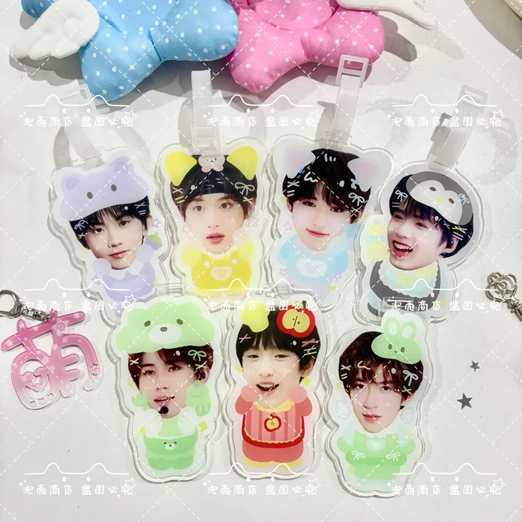 原创tf家族时代少年团top登陆少年组合亚克力行李牌挂件书包挂件