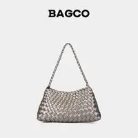 BAGCO手工编织月牙腋下包