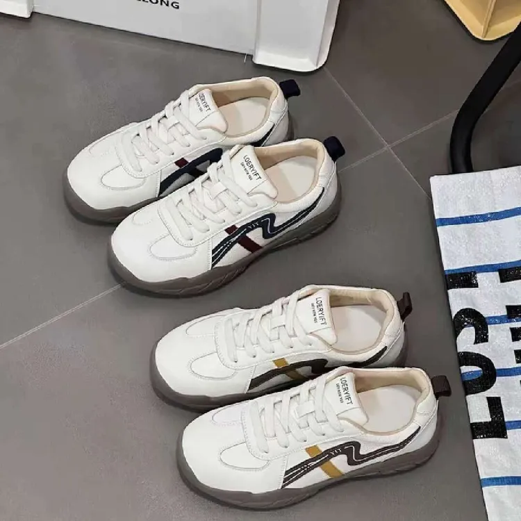 德训鞋欧陌V6女2025秋季新款韩版软底轻便舒适百搭运动休闲女鞋