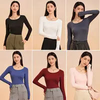 修直春季打底衫秋季新品女士芦荟秘密-润肤保湿打底衣