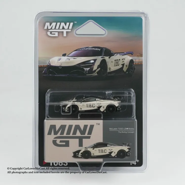 挂卡!!! MINIGT 1083 1:64 迈凯伦 McLaren 720S TBC合金汽车模型