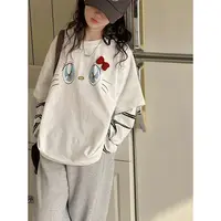 【断码清货】2025秋洋气条纹假两件打底衫 D272 272 W 