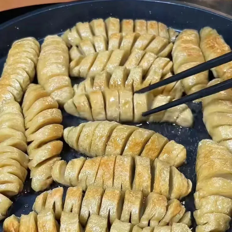 临夏手工冷冻面筋串烧烤食材家庭装空气炸锅美食