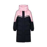 NCM女装2024冬季新款鹅绒服气质撞色高级感连帽34805