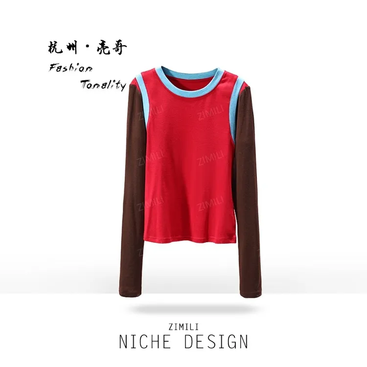 【亮哥欧货女装】冬季加厚羊毛《复古风》高弹显瘦打底上衣26019-A7