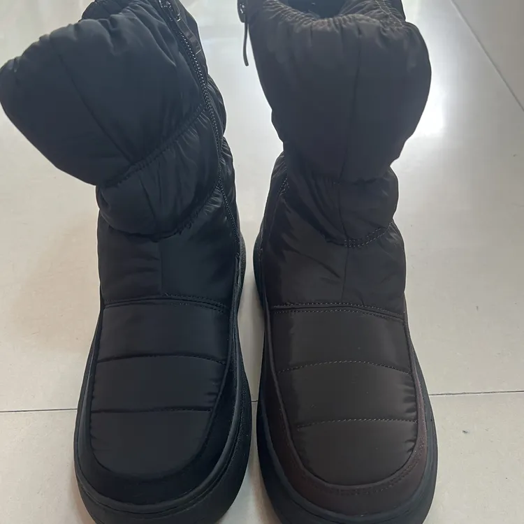 保暖拉链中等承托冬季时尚雪地靴青春潮流平跟休闲风