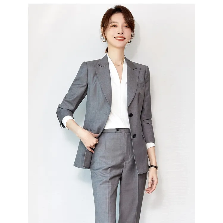 单件西装女职业正装工作服女高端美容院西装套装售楼部工作服女