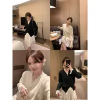 【小巧定制】XQ2634秋季新款甜美显瘦蕾丝毛衣外套大码女装