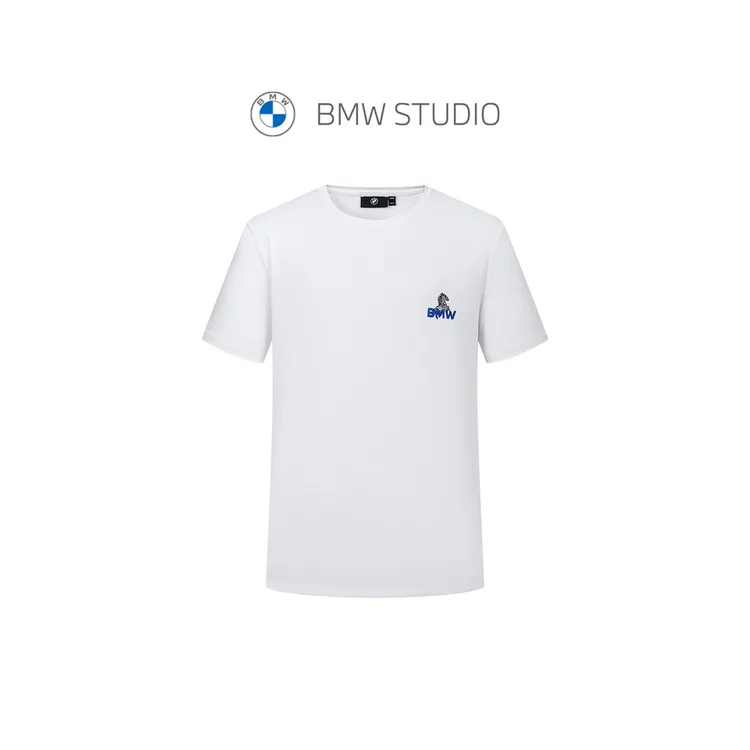 【马年限定】BMW STUDIO宝马男装2026夏季纯色短T恤BU8N013-1SCC108