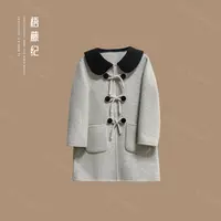 现货【纯手工双面呢羊毛大衣】2025秋冬新款女童洋气中大童24Q086